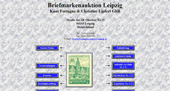 Desktop Screenshot of briefmarkenauktion-leipzig.de